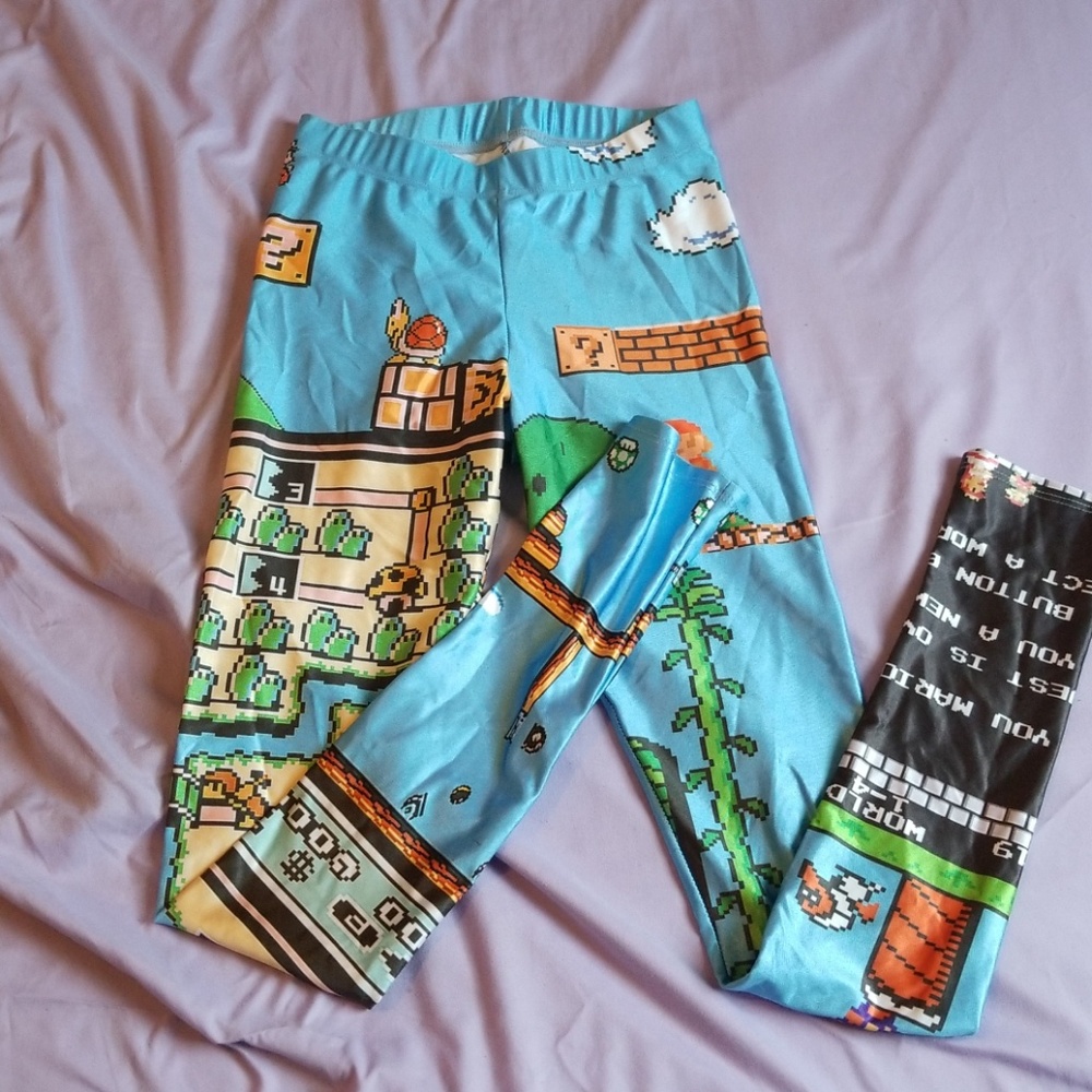 Super Mario poprageous leggings small or medium